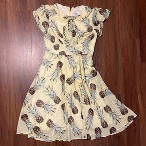 Unique Vintage Pineapple Dress